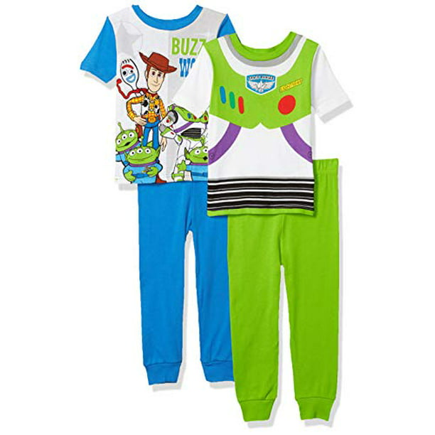 Boy's Youth Disney Pixar Toy Story 4 Cotton Pajamas 2 Sets Size 10